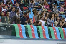 В Баку стартовал первый день соревнований Кубка мира FIG по прыжкам на батуте