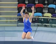 В Баку стартовал первый день соревнований Кубка мира FIG по прыжкам на батуте