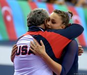 В Баку стартовал первый день соревнований Кубка мира FIG по прыжкам на батуте