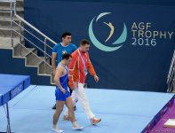 В Баку стартовал первый день соревнований Кубка мира FIG по прыжкам на батуте