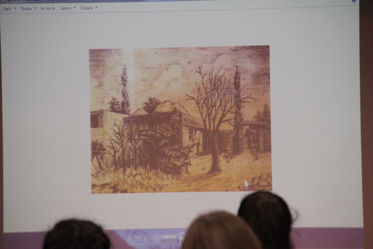 Средневековое азербайджанское зодчество в творчестве русского художника (ФОТО)