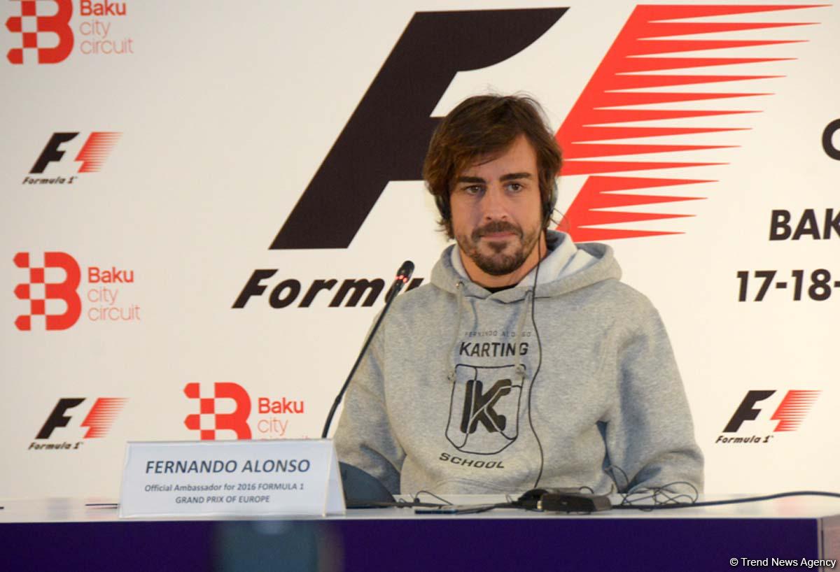Мир станет свидетелем незабываемого соревнования в Баку - Фернандо Алонсо