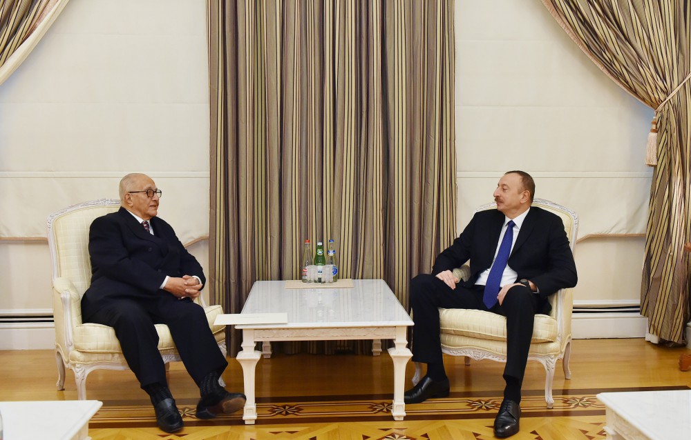 Президент Азербайджана принял экс-премьера Иордании