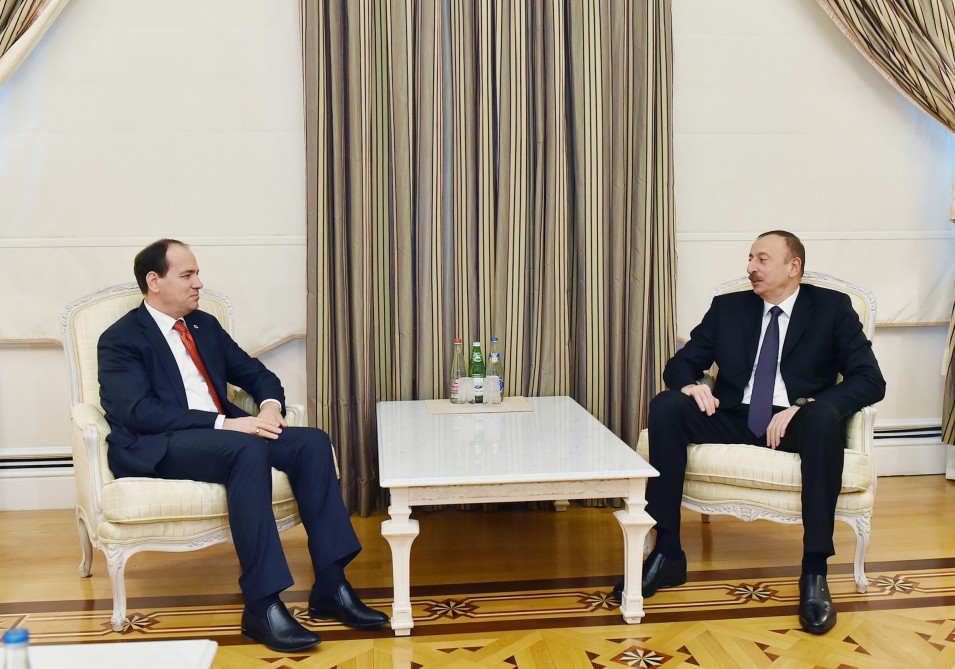 Президент Ильхам Алиев встретился с албанским коллегой
