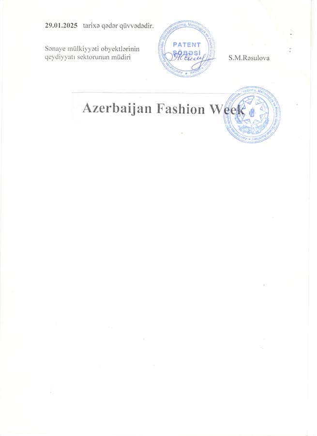Azerbaijan Fashion Week - кому принадлежат авторские права? (документы)