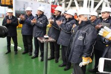 SOCAR сдала в эксплуатацию новую платформу на Каспии (ФОТО)