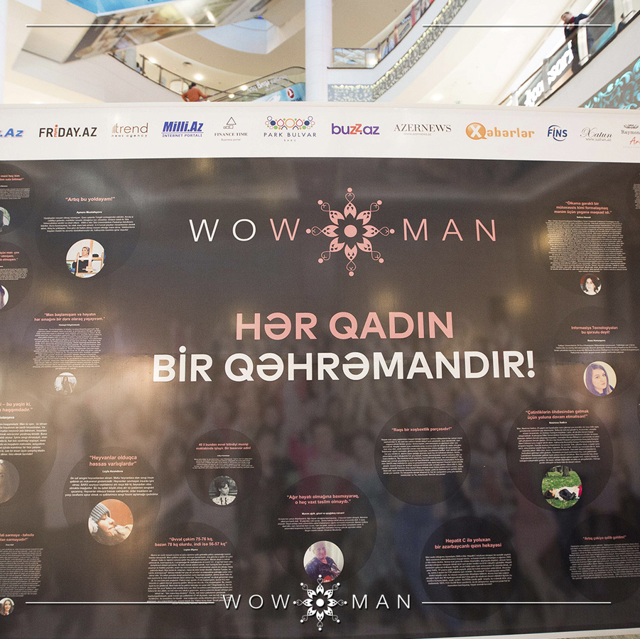 "Каждая женщина - герой"  - оригинальный проект в Баку (ФОТО)
