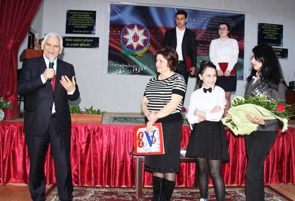 Встреча с народным поэтом Азербайджана Нариманом Гасанзаде (ФОТО)