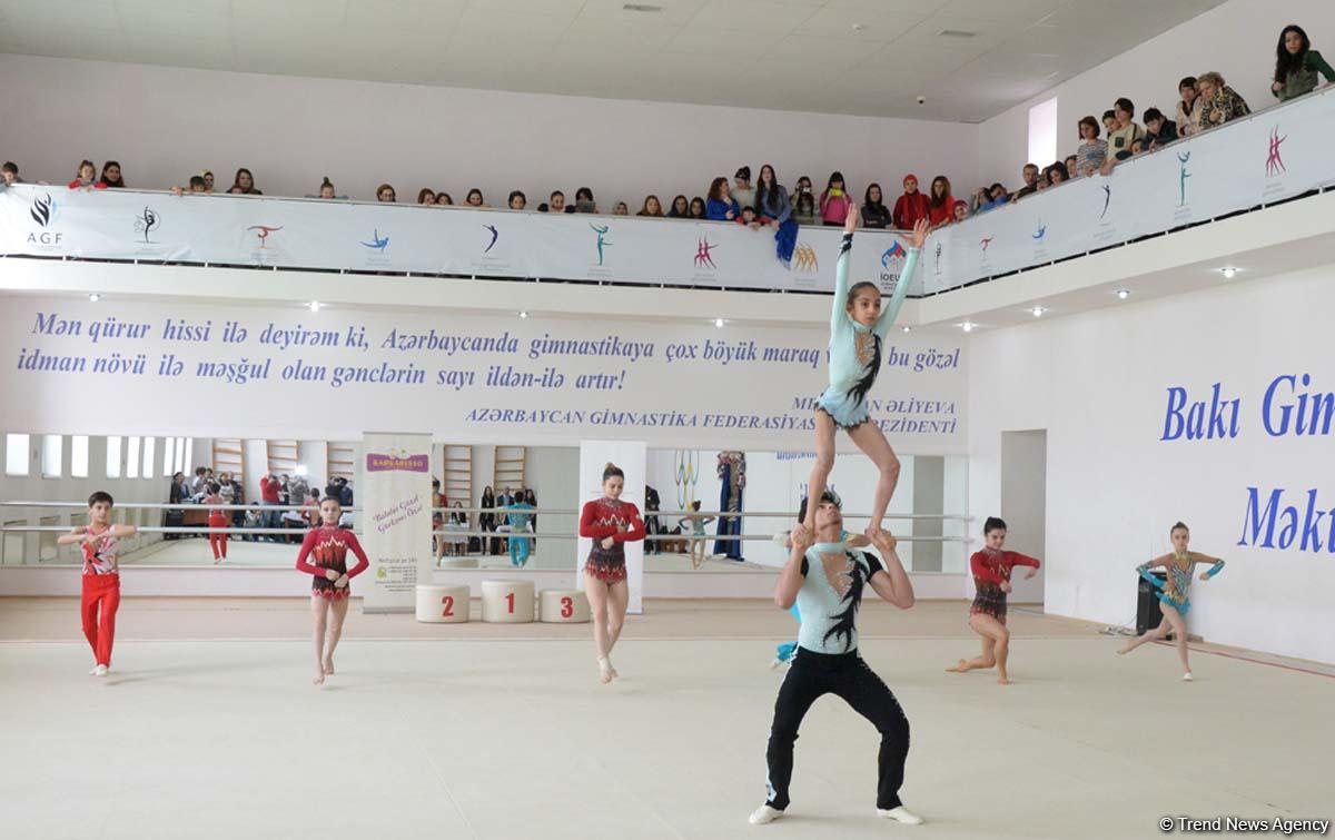 В Баку проходит второй Открытый кубок Təhsil по художественной гимнастике (ФОТО)