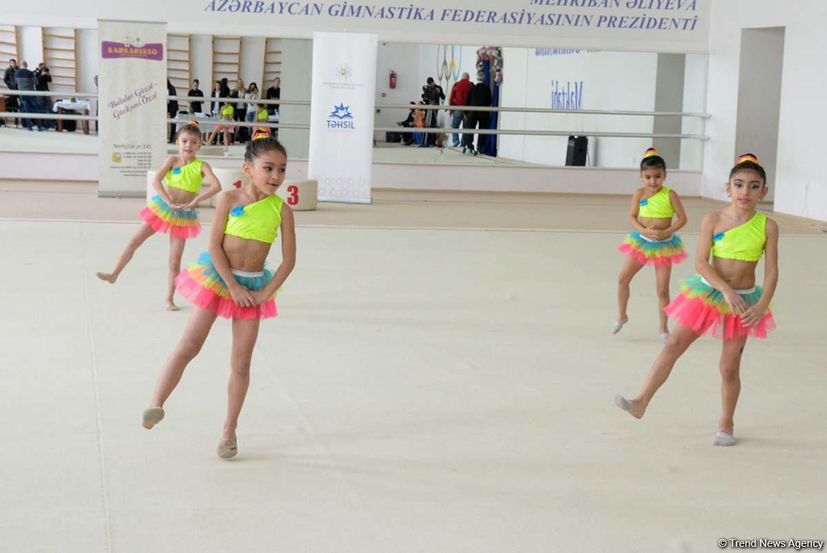 В Баку проходит второй Открытый кубок Təhsil по художественной гимнастике (ФОТО)