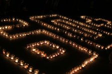 Азербайджанская молодежь отметила "ЧАС ЗЕМЛИ – 2016" (ФОТО)