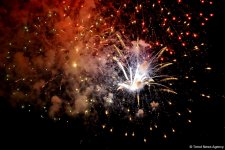 В Баку состоялся фейерверк по случаю праздника Новруз (ФОТО)