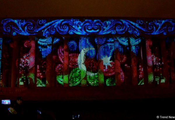 Лазерное шоу в Баку на тему "Формулы-1" (ФОТО)