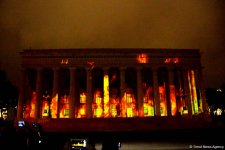 Лазерное шоу в Баку на тему "Формулы-1" (ФОТО)