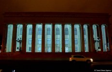 Лазерное шоу в Баку на тему "Формулы-1" (ФОТО)