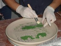 Мастер-класс израильского художника в Баку: керамика и мотивы азербайджанского ковра (ФОТО)