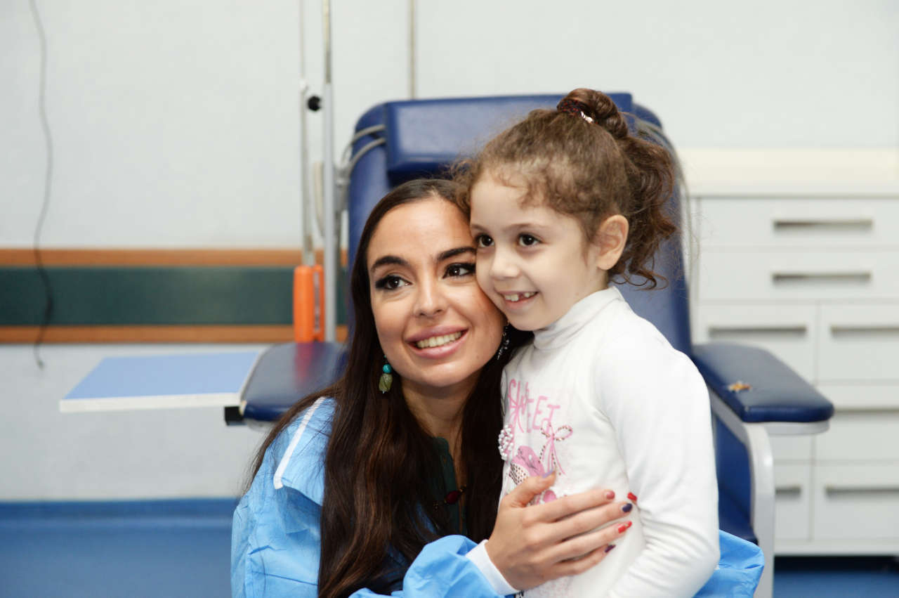 Вице-президент Фонда Гейдара Алиева Лейла Алиева побывала в Центре талассемии (ФОТО)