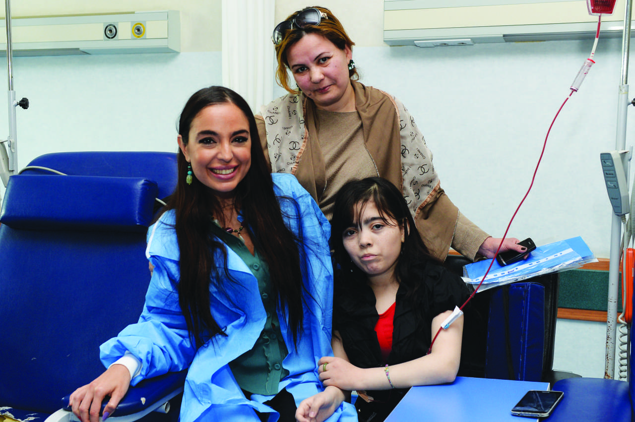 Вице-президент Фонда Гейдара Алиева Лейла Алиева побывала в Центре талассемии (ФОТО)