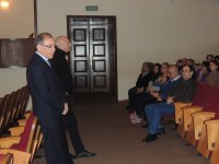 Актеры Русдрамы провели собрание в поддержку политики Президента Азербайджана (ФОТО)