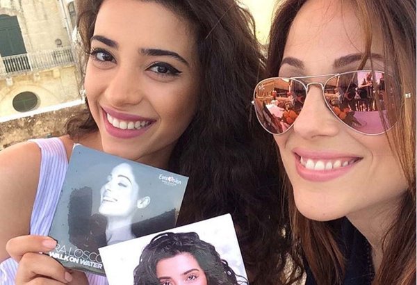 Семра Рагимли встретилась с представительницей Мальты на "Евровидении-2016" (ФОТО)