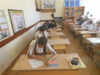 В Шеки и Балакене прошла Олимпиада по русскому языку (ФОТО)