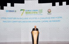 Президент Ильхам Алиев и его супруга приняли участие в VII Глобальном форуме Альянса цивилизаций ООН (ФОТО)