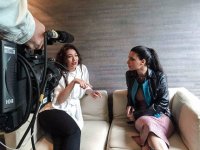 Промо-тур в Сербии: Семра Рагимли встретилась с победительницей "Евровидения" (ФОТО)