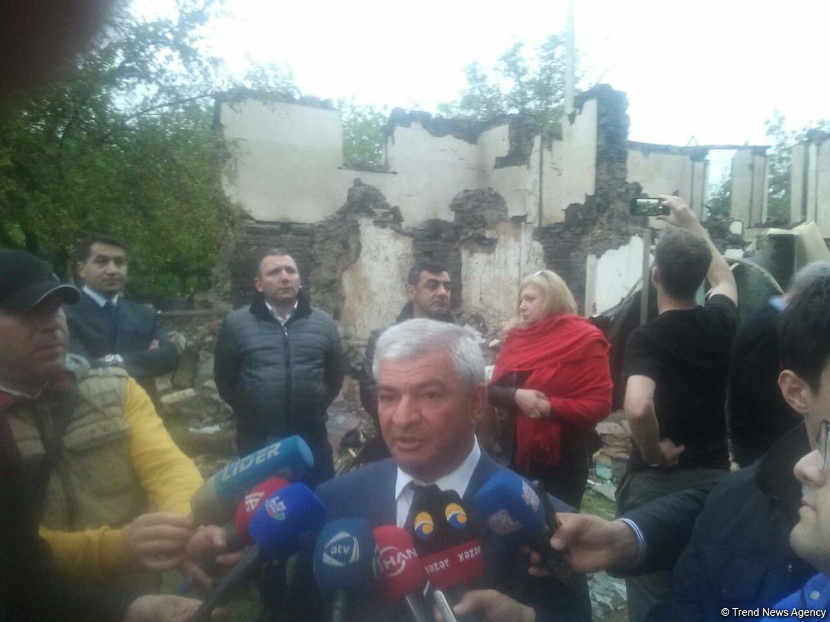 Армянский обстрел нанес серьезный ущерб азербайджанскому селу Гараханлы (ФОТО)