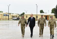 Президент Ильхам Алиев и его супруга побывали в Тертерском, Бардинском и Агдамском районах