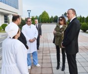 Президент Ильхам Алиев и его супруга побывали в Тертерском, Бардинском и Агдамском районах