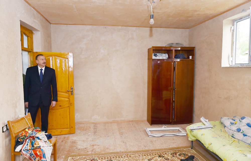 Президент Ильхам Алиев и его супруга побывали в Тертерском, Бардинском и Агдамском районах