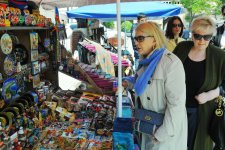 Известные российские актеры приобрели сувениры в Ичери Шехер (ФОТО)