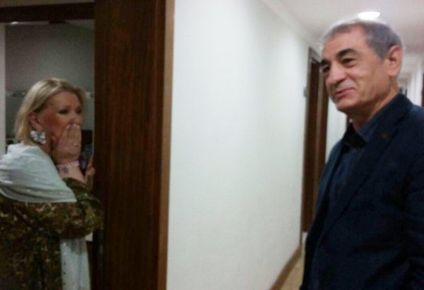 Фахраддин Манафов и Галина Польских встретились в Баку спустя 33 года (ФОТО)