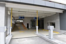 Президент Азербайджана принял участие в открытии многоэтажной автостоянки в Баку (ФОТО)