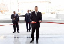 Президент Азербайджана принял участие в открытии многоэтажной автостоянки в Баку (ФОТО)