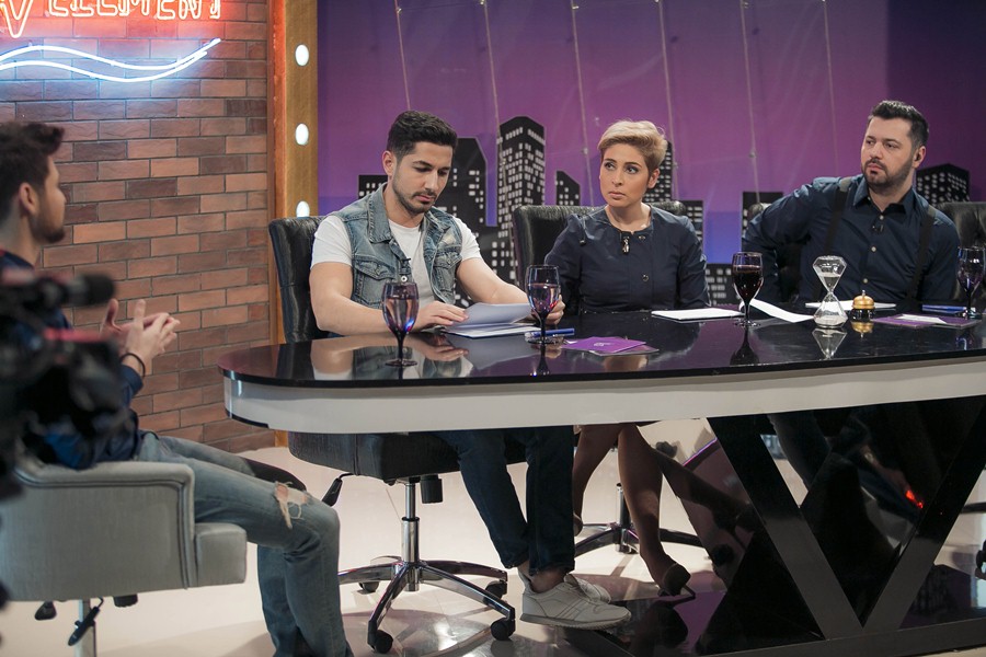 Победитель "Евровидения" в гостях у азербайджанских ведущих (ФОТО, ВИДЕО)