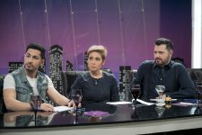 Победитель "Евровидения" в гостях у азербайджанских ведущих (ФОТО, ВИДЕО)