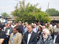 Представители дипкорпуса в Азербайджане осмотрели обстрелянные армянами дома в Агдамском районе (ФОТО)