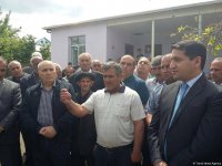 Представители дипкорпуса в Азербайджане осмотрели обстрелянные армянами дома в Агдамском районе (ФОТО)