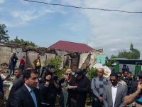 Представители дипкорпуса в Азербайджане осмотрели обстрелянные армянами дома в Агдамском районе (ФОТО)