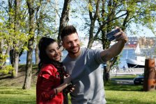 Как Сергей Лазарев и Сямра Рагимли подружились в Стокгольме (ФОТО)