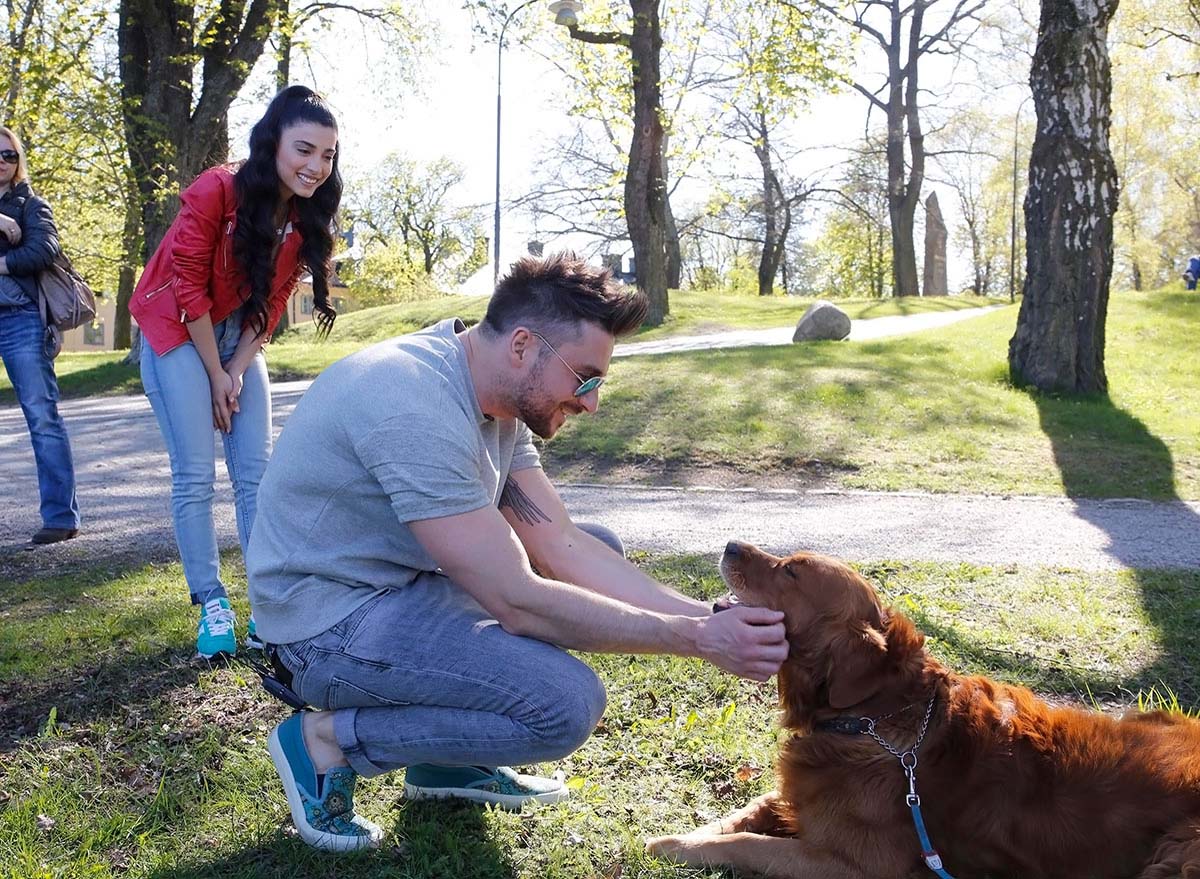 Как Сергей Лазарев и Сямра Рагимли подружились в Стокгольме (ФОТО)