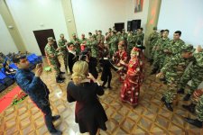 Роза Зяргярли выступила с концертами в воинских частях Мингячевира и Шамкира  (ФОТО)