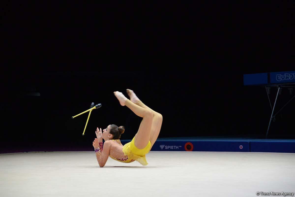 Стартовали соревнования XXIII чемпионата Азербайджана по художественной гимнастике (ФОТО)