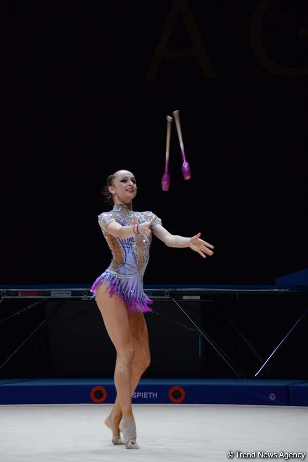 Стартовали соревнования XXIII чемпионата Азербайджана по художественной гимнастике (ФОТО)