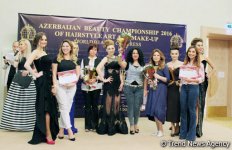 Определены победители чемпионата Азербайджана по парикмахерскому искусству и макияжу (ФОТО)