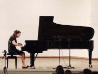В Баку выступила известная российская пианистка (ФОТО)