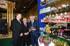 Президент Азербайджана ознакомился с международными выставками пищевой промышленности и сельского хозяйства в Баку (ФОТО)