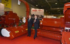 Президент Азербайджана ознакомился с международными выставками пищевой промышленности и сельского хозяйства в Баку (ФОТО)