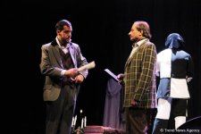 В Баку c большим успехом прошла премьера спектакля "Судьба Артиста" (ФОТО)